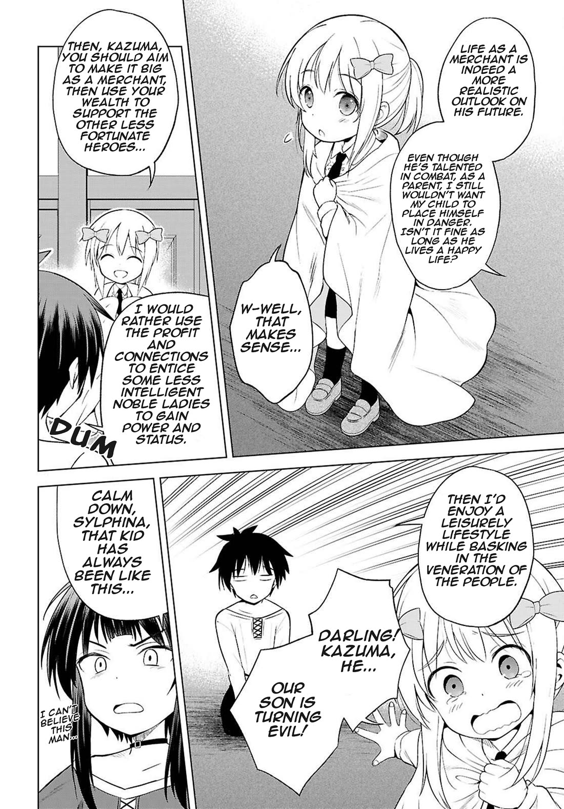 Kono Subarashii Sekai ni Shukufuku o! Chapter 132 page 15 - Chapter 132: Rest for this illegitimate child! 1