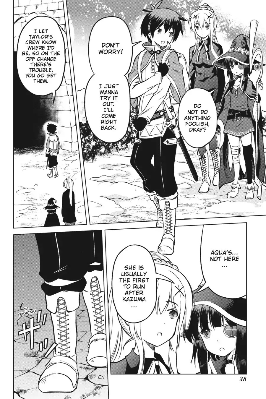 Kono Subarashii Sekai ni Shukufuku o! Chapter 14 page 10 - Chapter 14: May There Be Rest for the Master of This Maze!