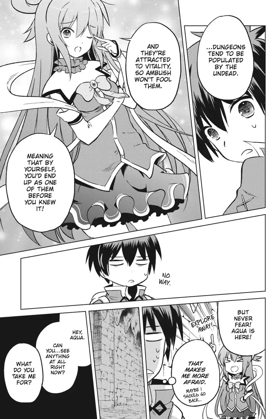 Kono Subarashii Sekai ni Shukufuku o! Chapter 14 page 15 - Chapter 14: May There Be Rest for the Master of This Maze!