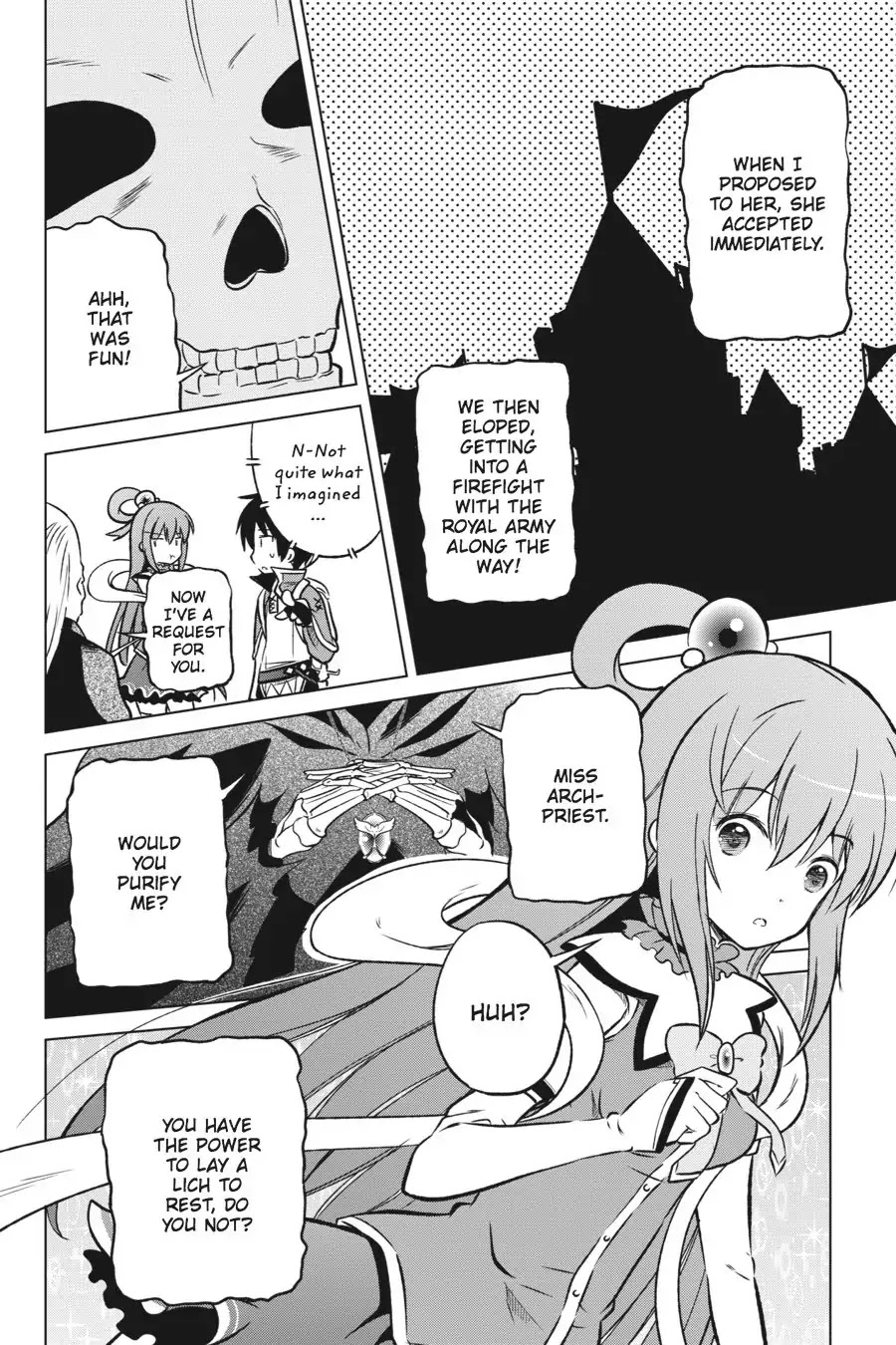 Kono Subarashii Sekai ni Shukufuku o! Chapter 14 page 24 - Chapter 14: May There Be Rest for the Master of This Maze!