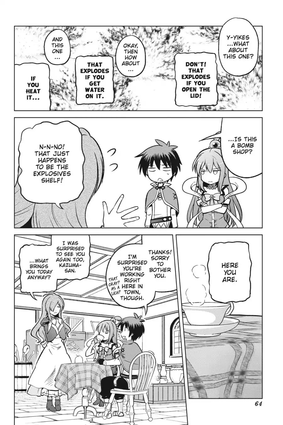 Kono Subarashii Sekai ni Shukufuku o! Chapter 15 page 6 - Chapter 15: May Peace Descend upon This Troubled Land!