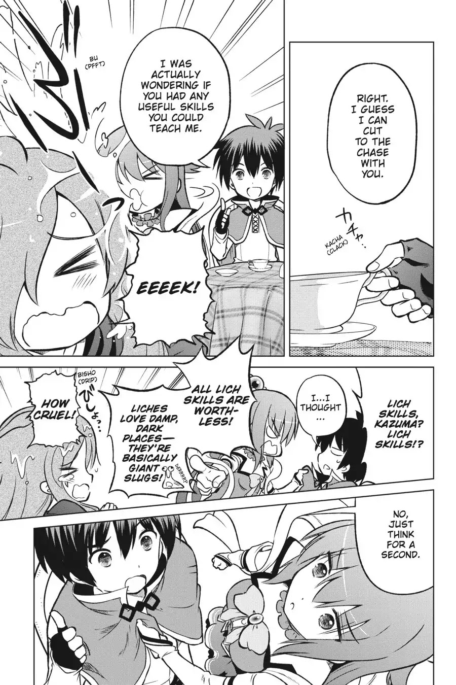 Kono Subarashii Sekai ni Shukufuku o! Chapter 15 page 7 - Chapter 15: May Peace Descend upon This Troubled Land!
