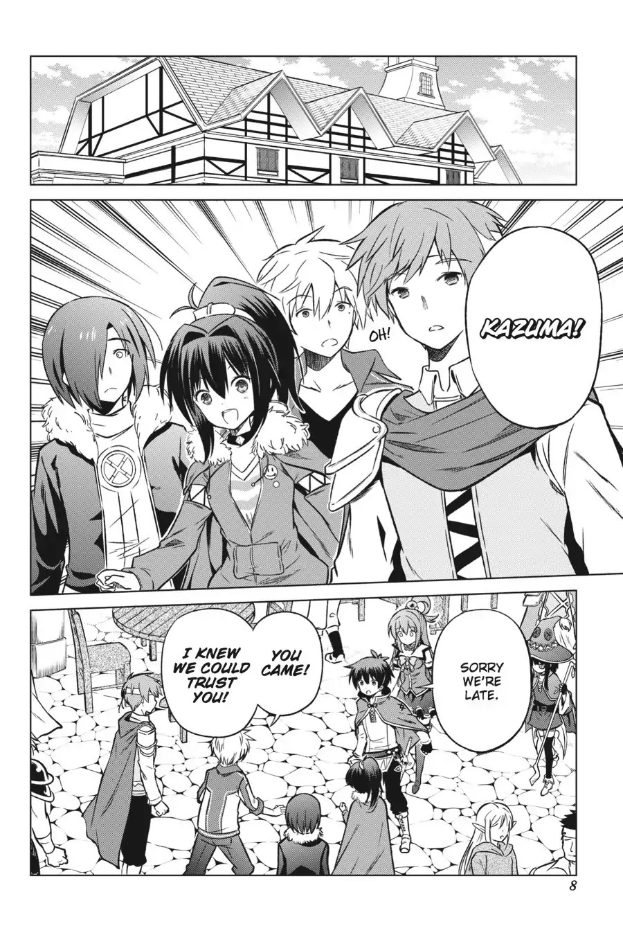 Kono Subarashii Sekai ni Shukufuku o! Chapter 19 page 9 - Chapter 19: May We Do Away With This Outrageous Fortress?