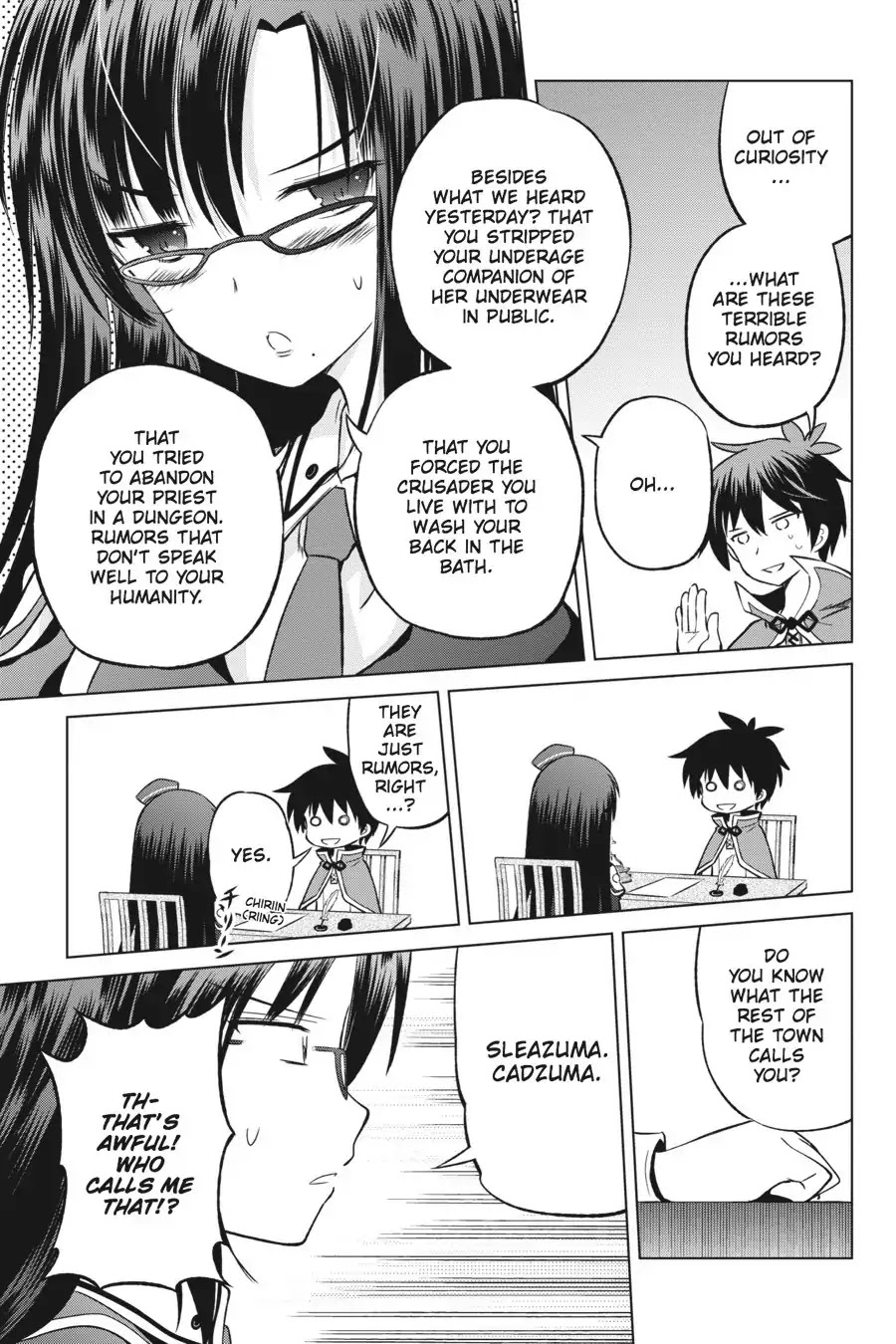 Kono Subarashii Sekai ni Shukufuku o! Chapter 23 page 27 - Chapter 23: May I Be Saved from This Unjust Trial! (1)