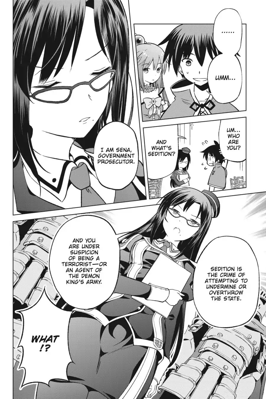 Kono Subarashii Sekai ni Shukufuku o! Chapter 23 page 4 - Chapter 23: May I Be Saved from This Unjust Trial! (1)