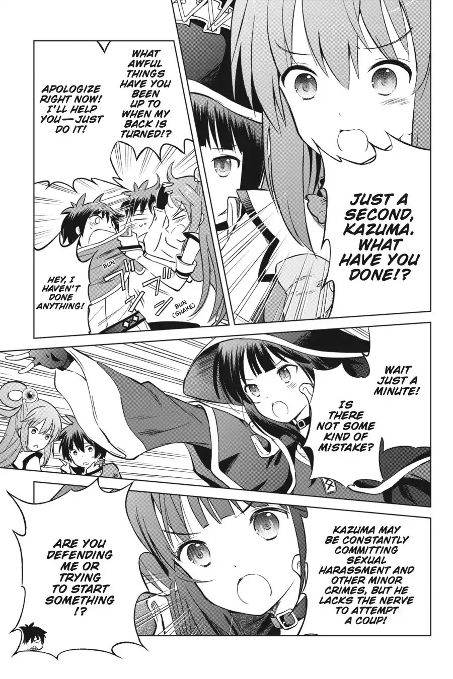 Kono Subarashii Sekai ni Shukufuku o! Chapter 23 page 5 - Chapter 23: May I Be Saved from This Unjust Trial! (1)