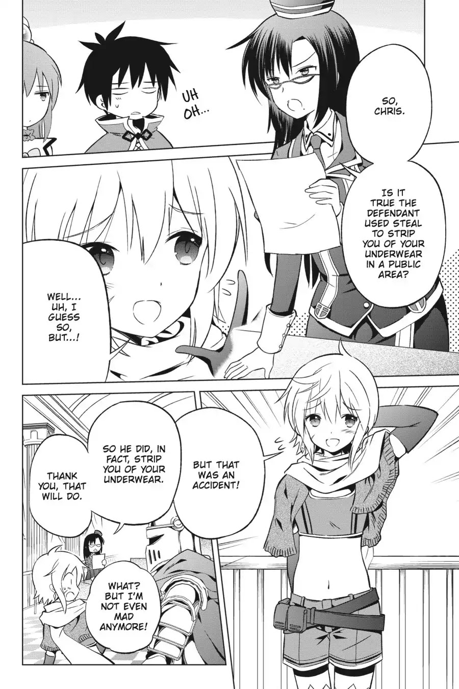Kono Subarashii Sekai ni Shukufuku o! Chapter 24 page 12 - Chapter 24: May I Be Saved from This Unjust Trial! (2)