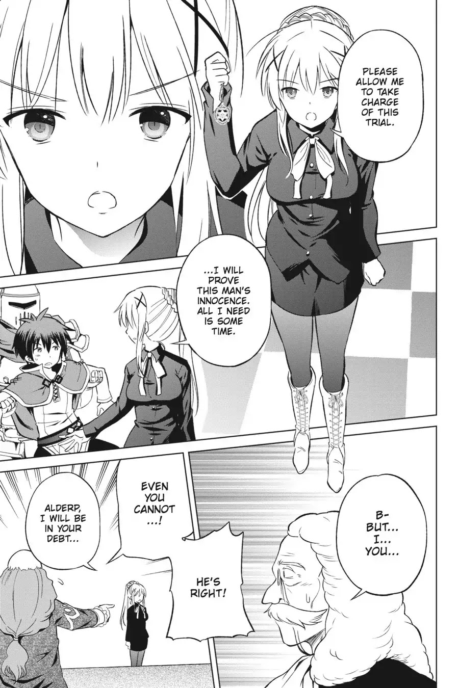 Kono Subarashii Sekai ni Shukufuku o! Chapter 24 page 25 - Chapter 24: May I Be Saved from This Unjust Trial! (2)
