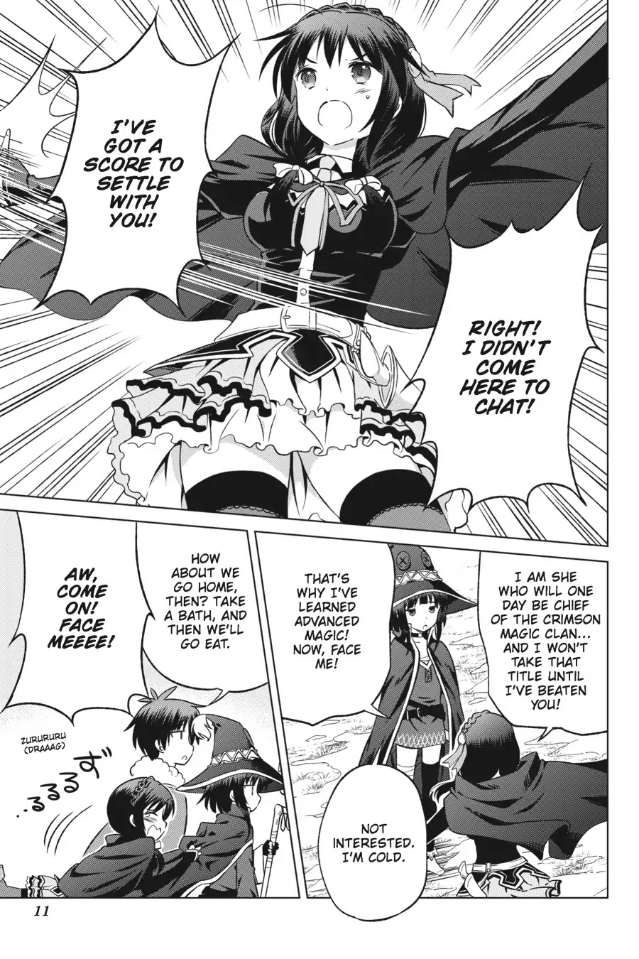 Kono Subarashii Sekai ni Shukufuku o! Chapter 25 page 12 - Chapter 25: May Friendship Come to This Crimson Magic Girl! (1)