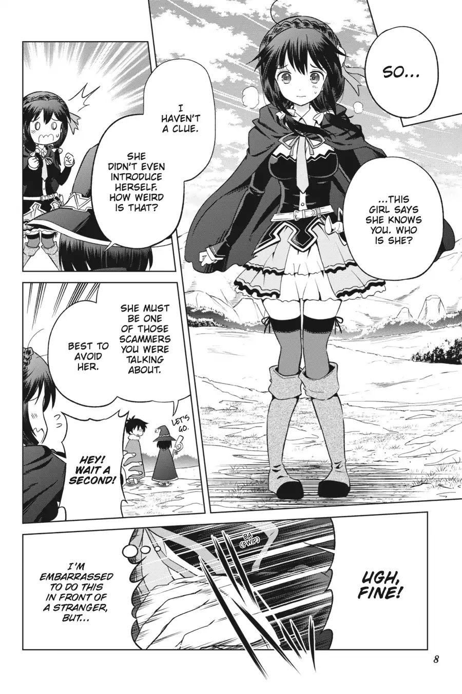 Kono Subarashii Sekai ni Shukufuku o! Chapter 25 page 9 - Chapter 25: May Friendship Come to This Crimson Magic Girl! (1)