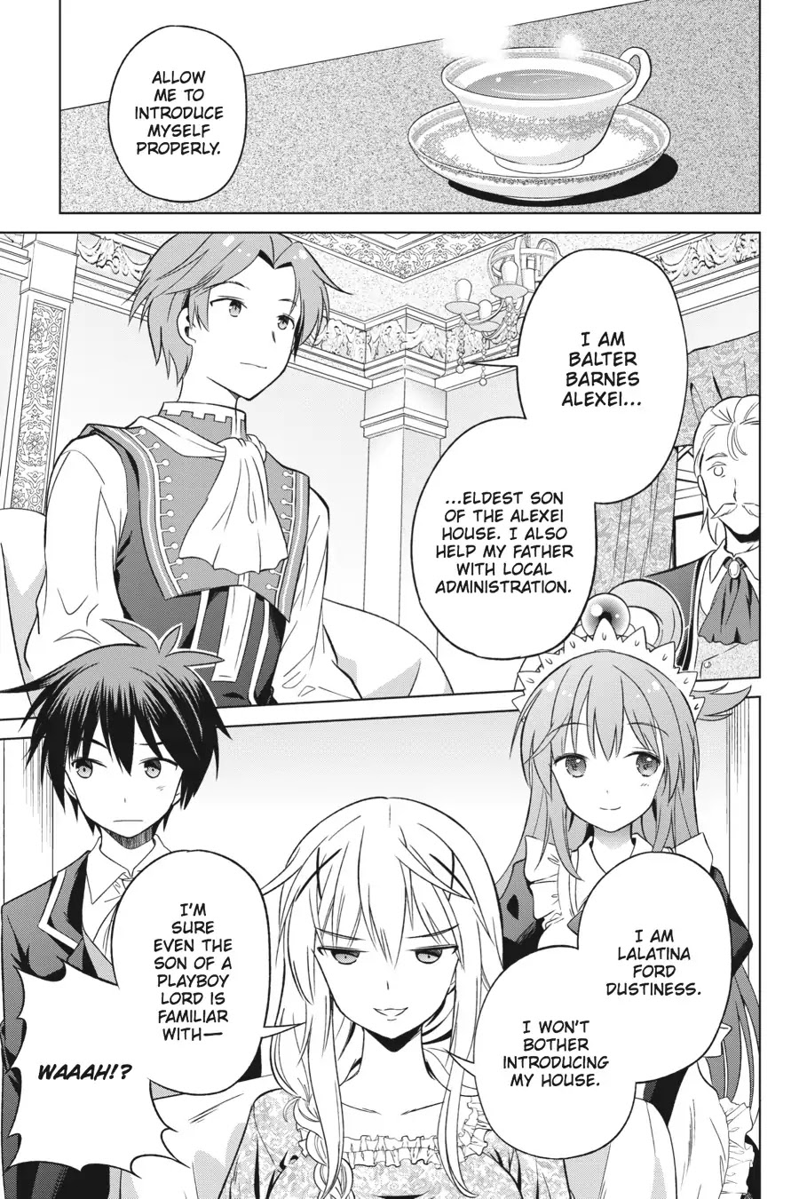 Kono Subarashii Sekai ni Shukufuku o! Chapter 27 page 15 - Chapter 27: May There Be a Good Match for This Noble Daughter! (1)