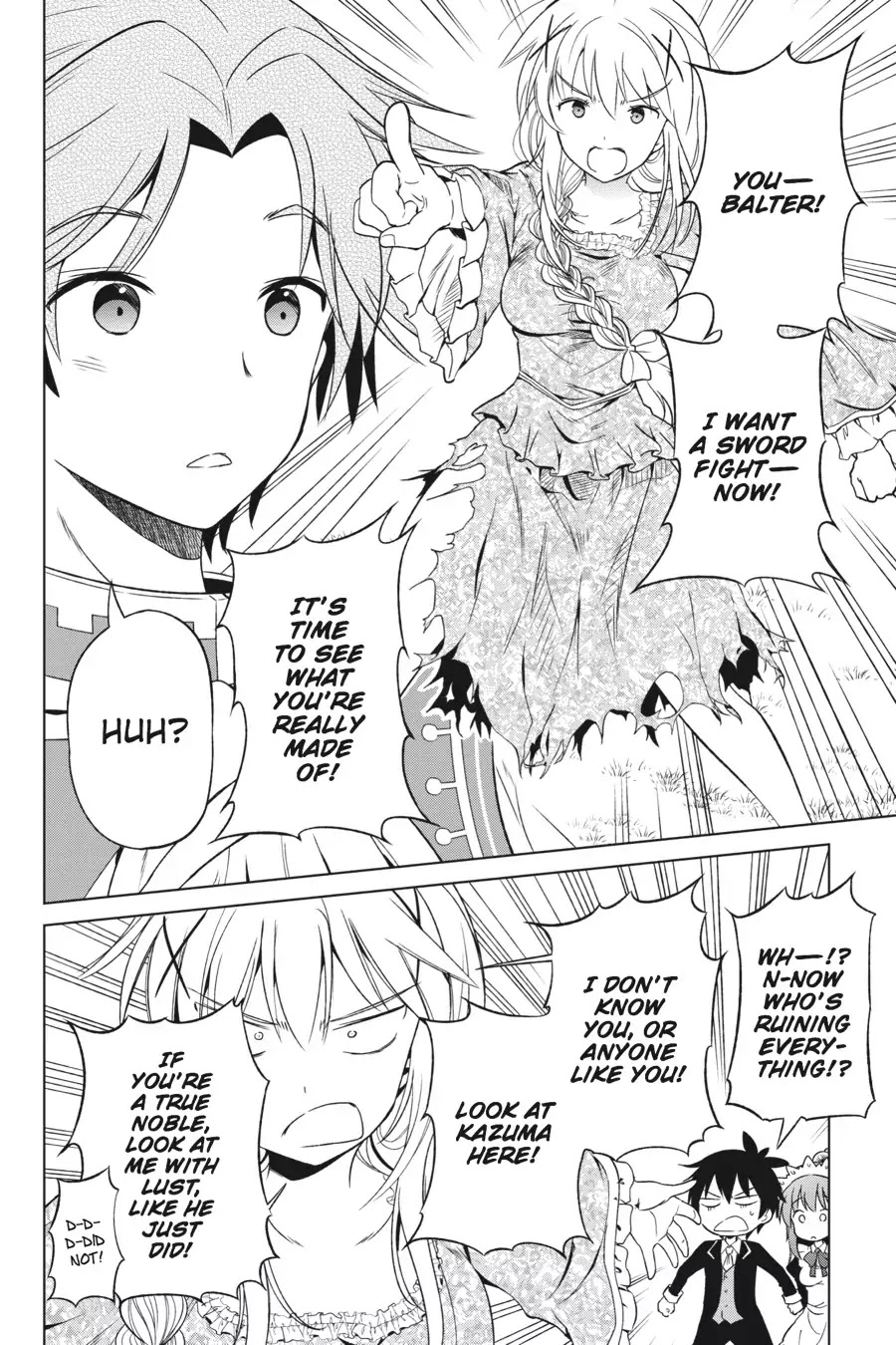 Kono Subarashii Sekai ni Shukufuku o! Chapter 27 page 22 - Chapter 27: May There Be a Good Match for This Noble Daughter! (1)