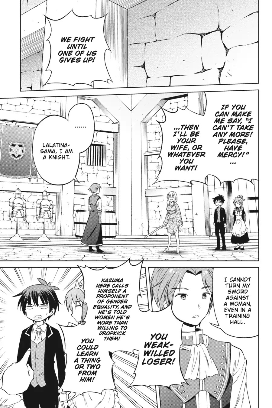 Kono Subarashii Sekai ni Shukufuku o! Chapter 27 page 23 - Chapter 27: May There Be a Good Match for This Noble Daughter! (1)