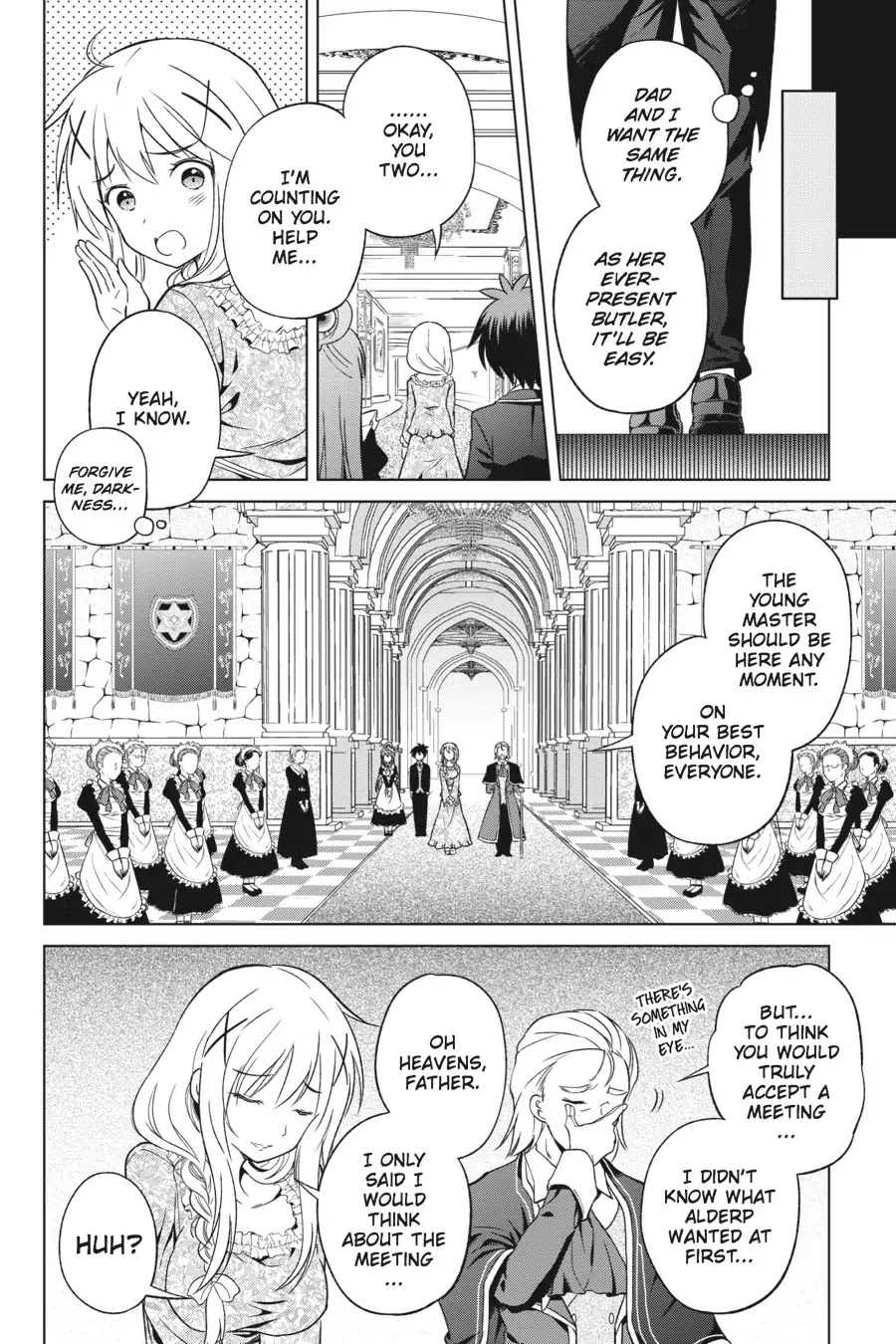 Kono Subarashii Sekai ni Shukufuku o! Chapter 27 page 8 - Chapter 27: May There Be a Good Match for This Noble Daughter! (1)