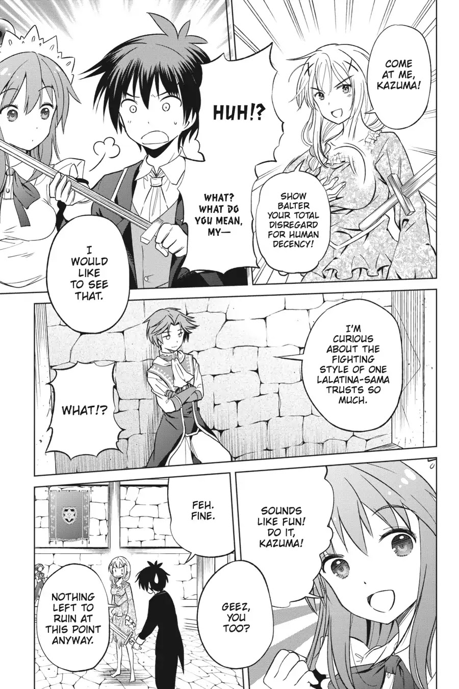 Kono Subarashii Sekai ni Shukufuku o! Chapter 28 page 9 - Chapter 28: May There Be a Good Match for This Noble Daughter! (2)