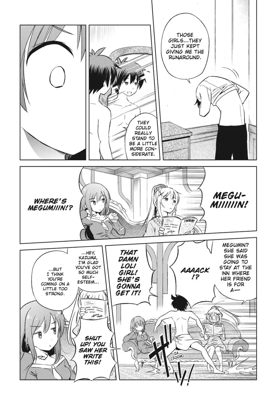 Kono Subarashii Sekai ni Shukufuku o! Chapter 32 page 11 - Chapter 32: May We Bid Farewell to This Troublesome Physical World! (2)