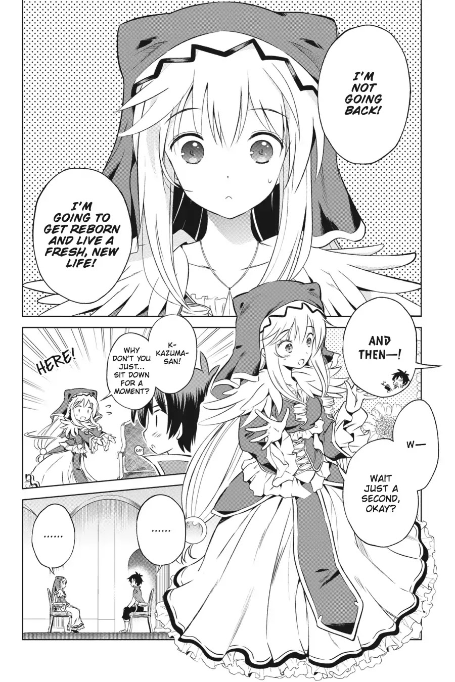 Kono Subarashii Sekai ni Shukufuku o! Chapter 32 page 2 - Chapter 32: May We Bid Farewell to This Troublesome Physical World! (2)