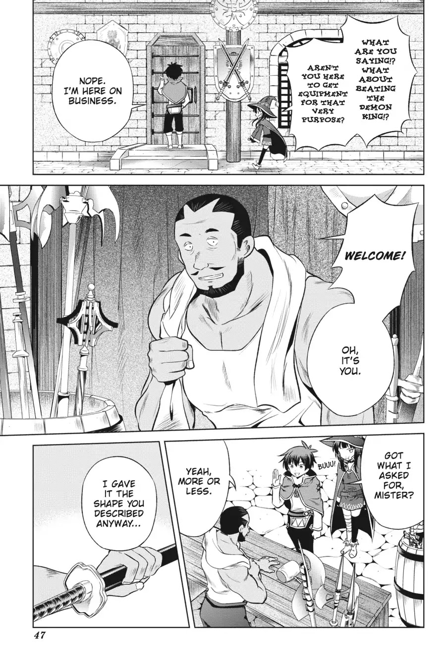 Kono Subarashii Sekai ni Shukufuku o! Chapter 32 page 21 - Chapter 32: May We Bid Farewell to This Troublesome Physical World! (2)
