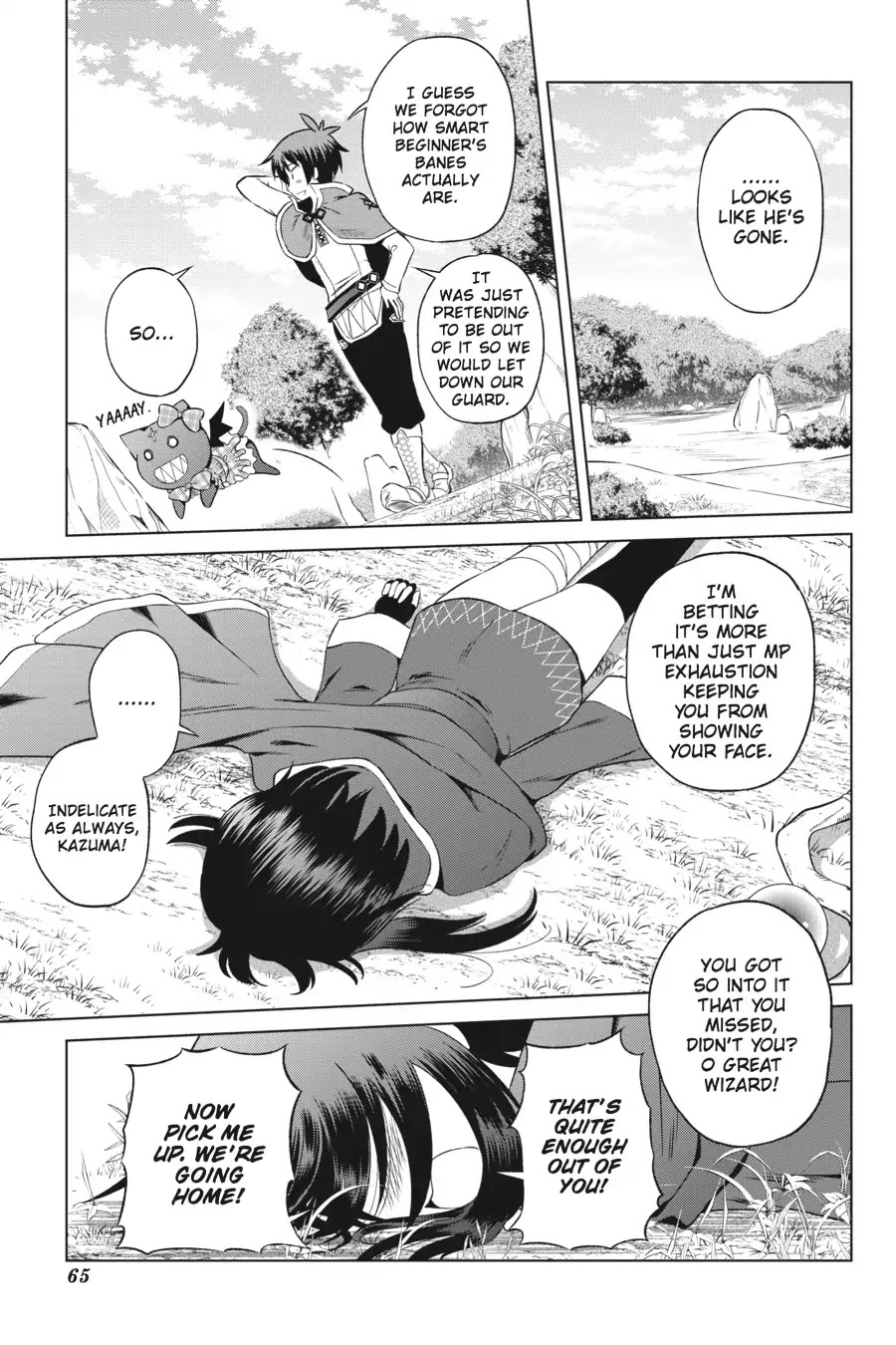 Kono Subarashii Sekai ni Shukufuku o! Chapter 33 page 15 - Chapter 33: The Red-Eyed Beginner's Bane