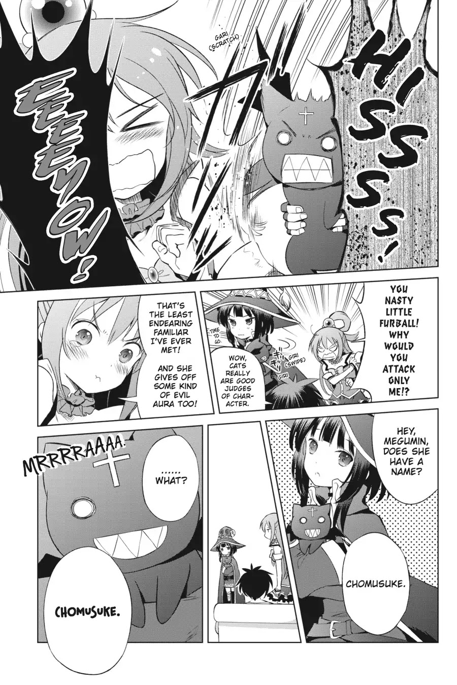 Kono Subarashii Sekai ni Shukufuku o! Chapter 33 page 3 - Chapter 33: The Red-Eyed Beginner's Bane
