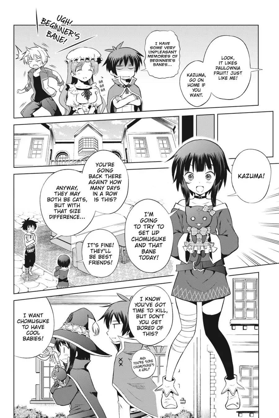 Kono Subarashii Sekai ni Shukufuku o! Chapter 33 page 6 - Chapter 33: The Red-Eyed Beginner's Bane