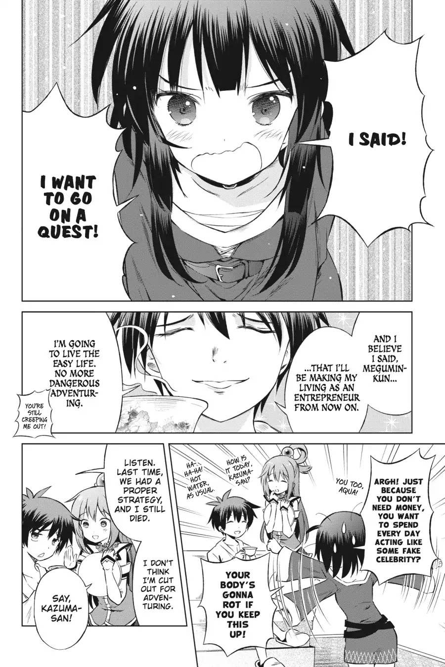 Kono Subarashii Sekai ni Shukufuku o! Chapter 34 page 2 - Chapter 34: May There Be an Invitation for This Brazen Layabout!