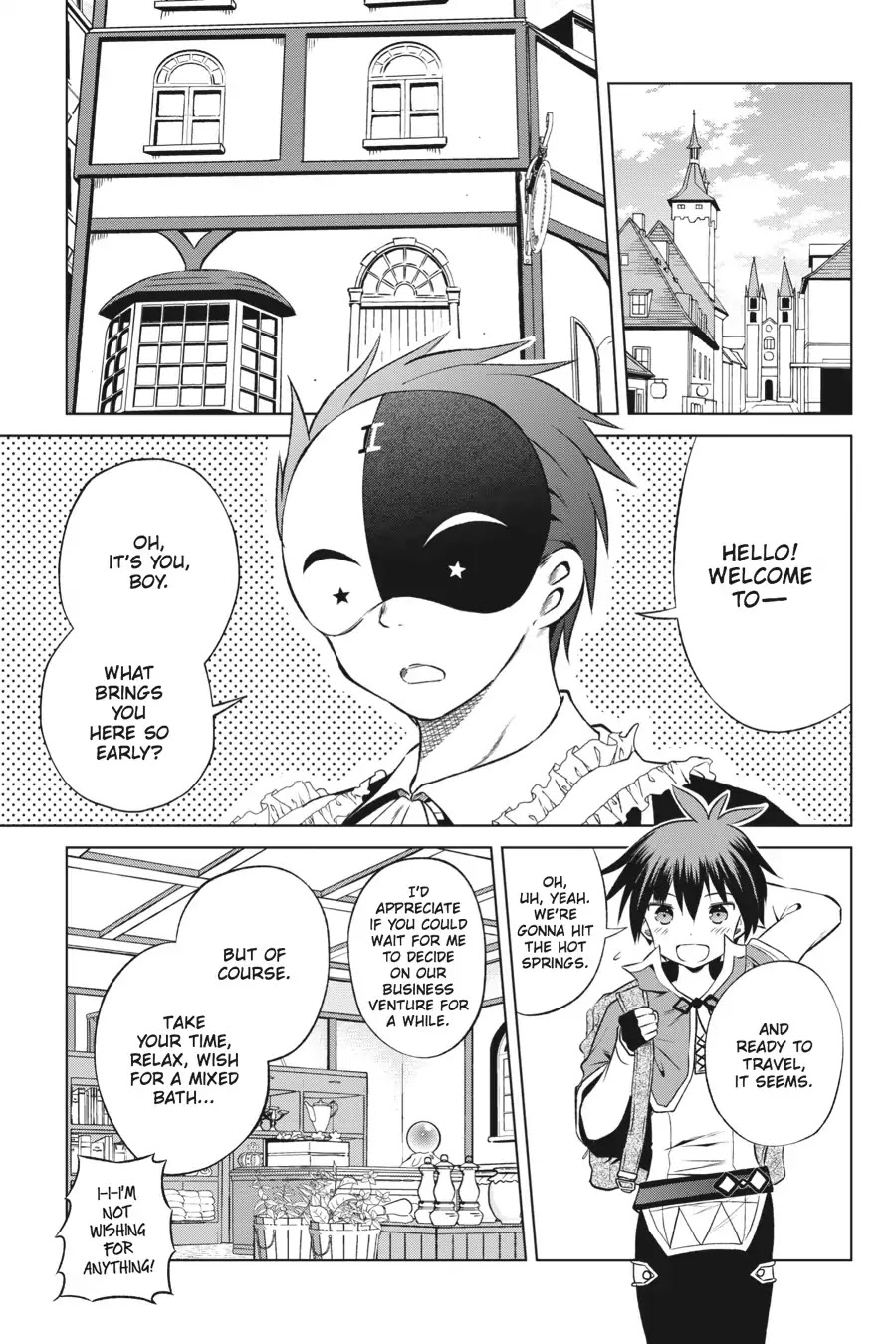 Kono Subarashii Sekai ni Shukufuku o! Chapter 34 page 7 - Chapter 34: May There Be an Invitation for This Brazen Layabout!