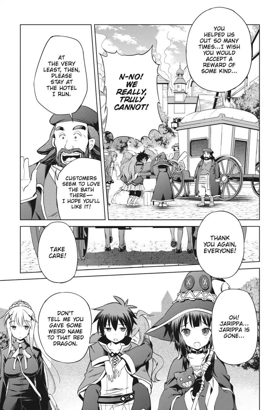 Kono Subarashii Sekai ni Shukufuku o! Chapter 35 page 29 - Chapter 35: May We Sightsee in This Pathetic Town! (1)