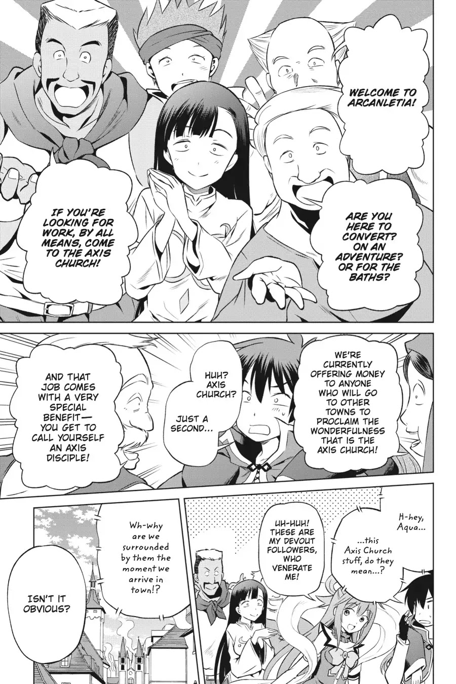 Kono Subarashii Sekai ni Shukufuku o! Chapter 35 page 31 - Chapter 35: May We Sightsee in This Pathetic Town! (1)
