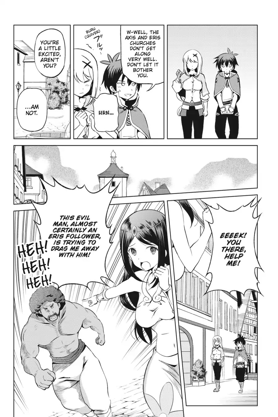 Kono Subarashii Sekai ni Shukufuku o! Chapter 36 page 10 - Chapter 36: May We Sightsee in This Pathetic Town! (2)