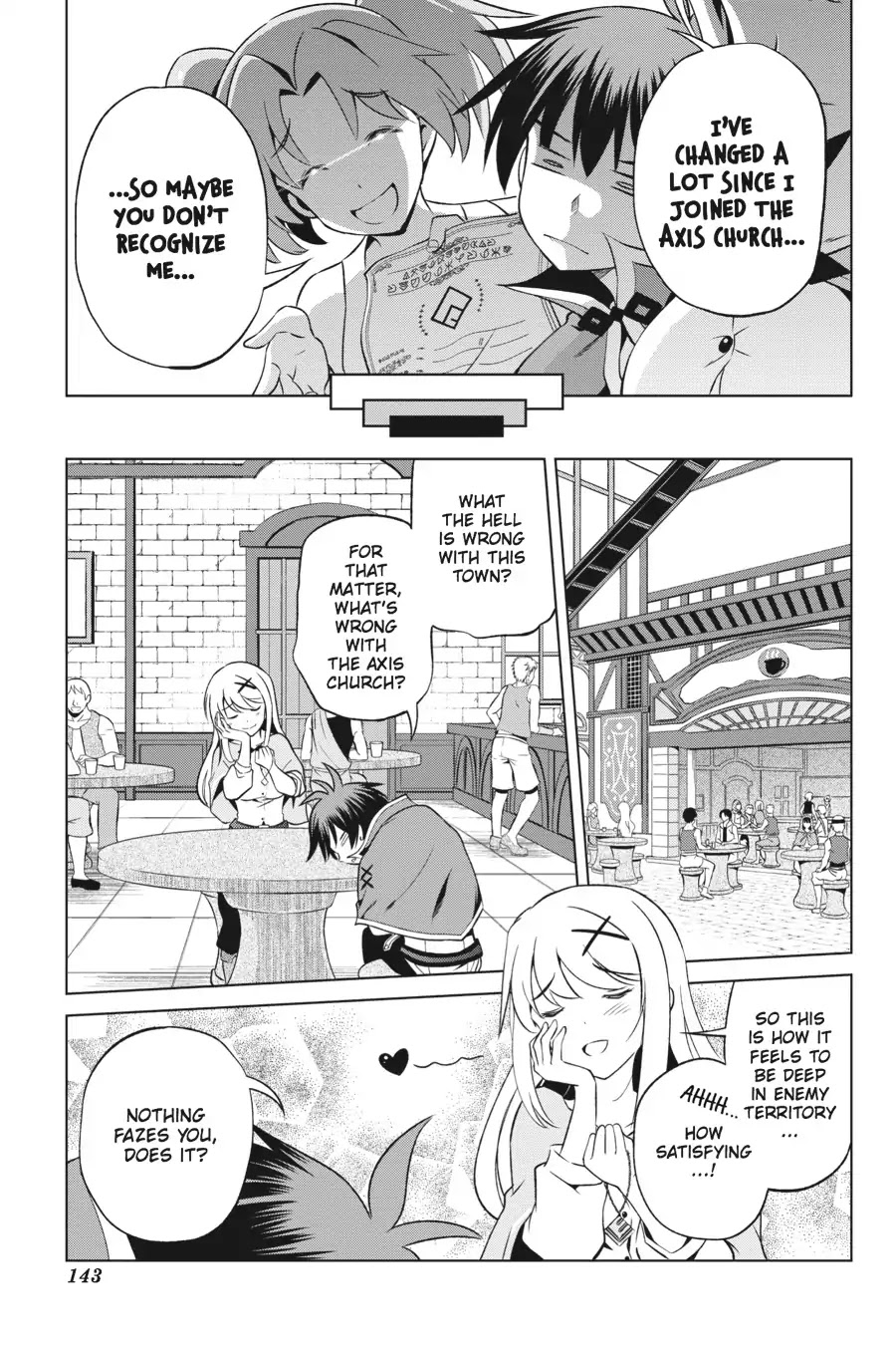 Kono Subarashii Sekai ni Shukufuku o! Chapter 36 page 15 - Chapter 36: May We Sightsee in This Pathetic Town! (2)