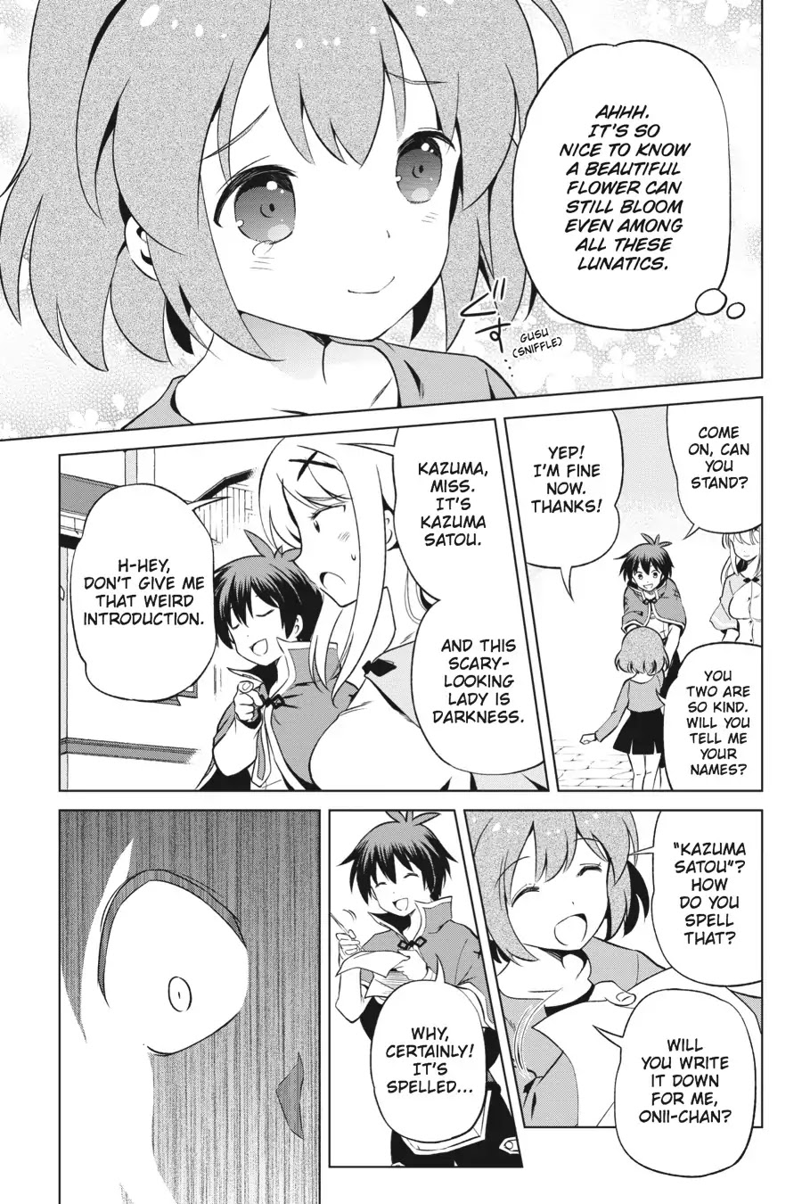 Kono Subarashii Sekai ni Shukufuku o! Chapter 36 page 19 - Chapter 36: May We Sightsee in This Pathetic Town! (2)
