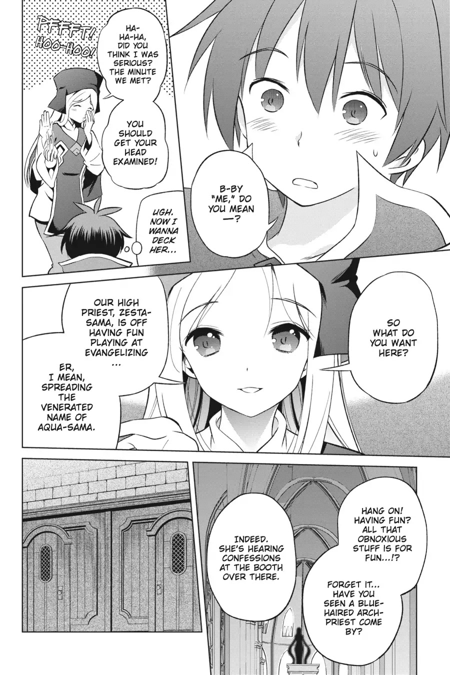 Kono Subarashii Sekai ni Shukufuku o! Chapter 36 page 22 - Chapter 36: May We Sightsee in This Pathetic Town! (2)