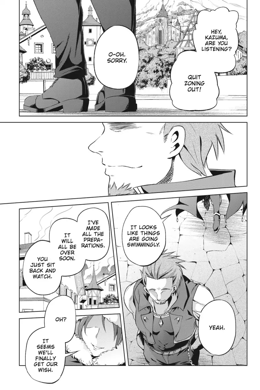 Kono Subarashii Sekai ni Shukufuku o! Chapter 36 page 29 - Chapter 36: May We Sightsee in This Pathetic Town! (2)