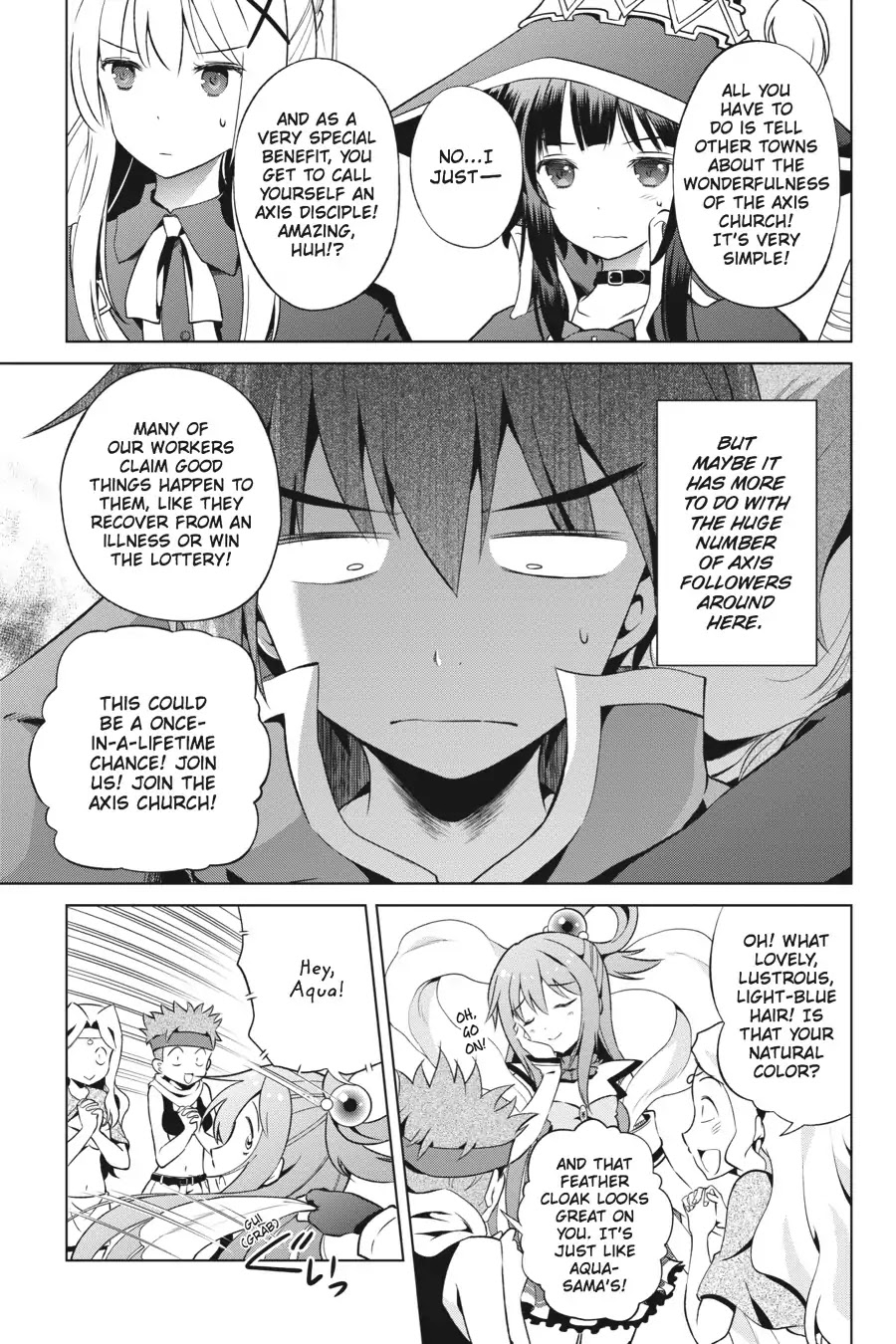 Kono Subarashii Sekai ni Shukufuku o! Chapter 36 page 3 - Chapter 36: May We Sightsee in This Pathetic Town! (2)