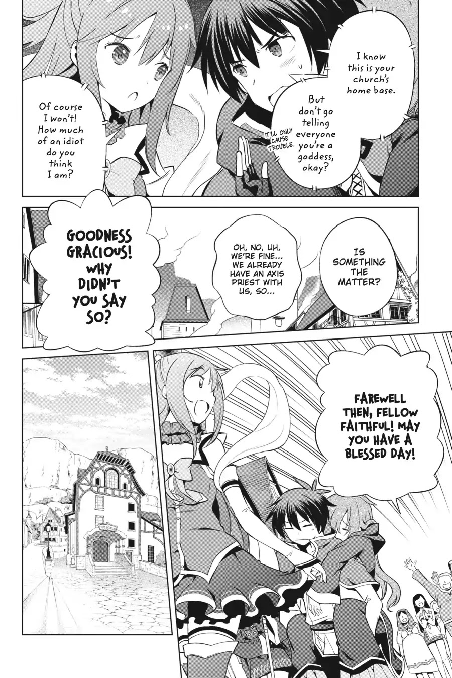 Kono Subarashii Sekai ni Shukufuku o! Chapter 36 page 4 - Chapter 36: May We Sightsee in This Pathetic Town! (2)