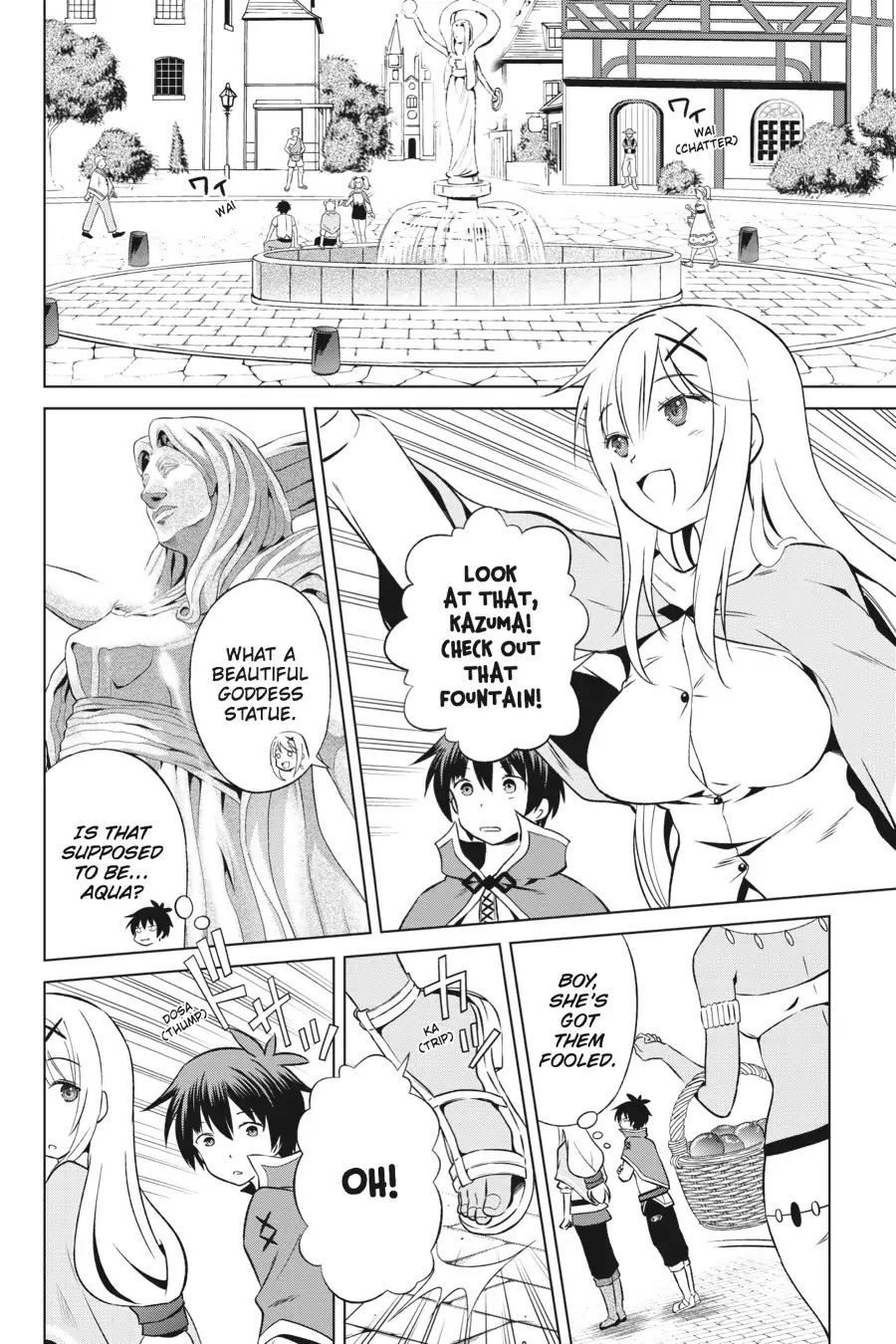 Kono Subarashii Sekai ni Shukufuku o! Chapter 36 page 6 - Chapter 36: May We Sightsee in This Pathetic Town! (2)