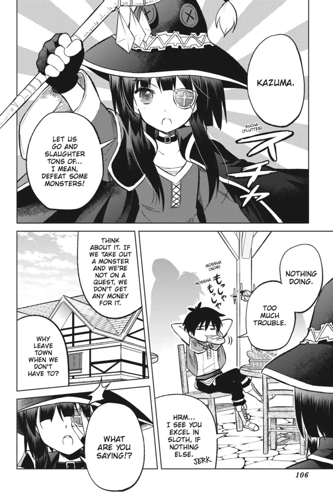 Kono Subarashii Sekai ni Shukufuku o! Chapter 4 page 2 - Chapter 4: Let There be Guidance on This Explosive Path!