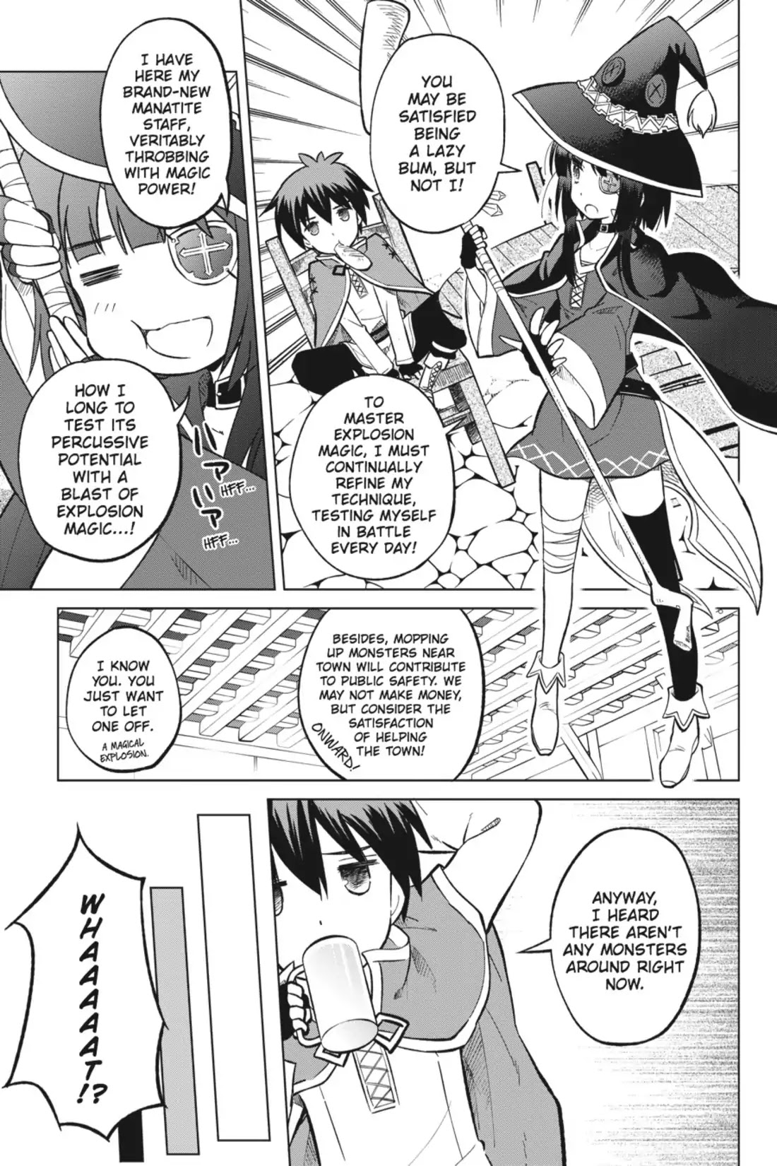 Kono Subarashii Sekai ni Shukufuku o! Chapter 4 page 3 - Chapter 4: Let There be Guidance on This Explosive Path!