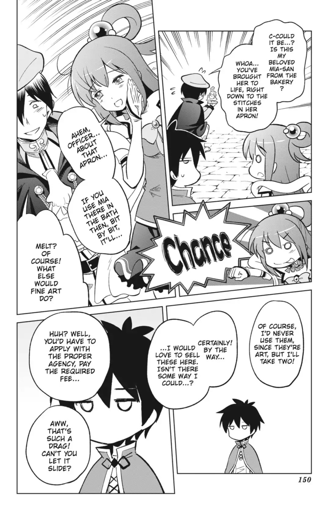 Kono Subarashii Sekai ni Shukufuku o! Chapter 5 page 14 - Chapter 5: May There be Salvation for This Miserable Goddess!