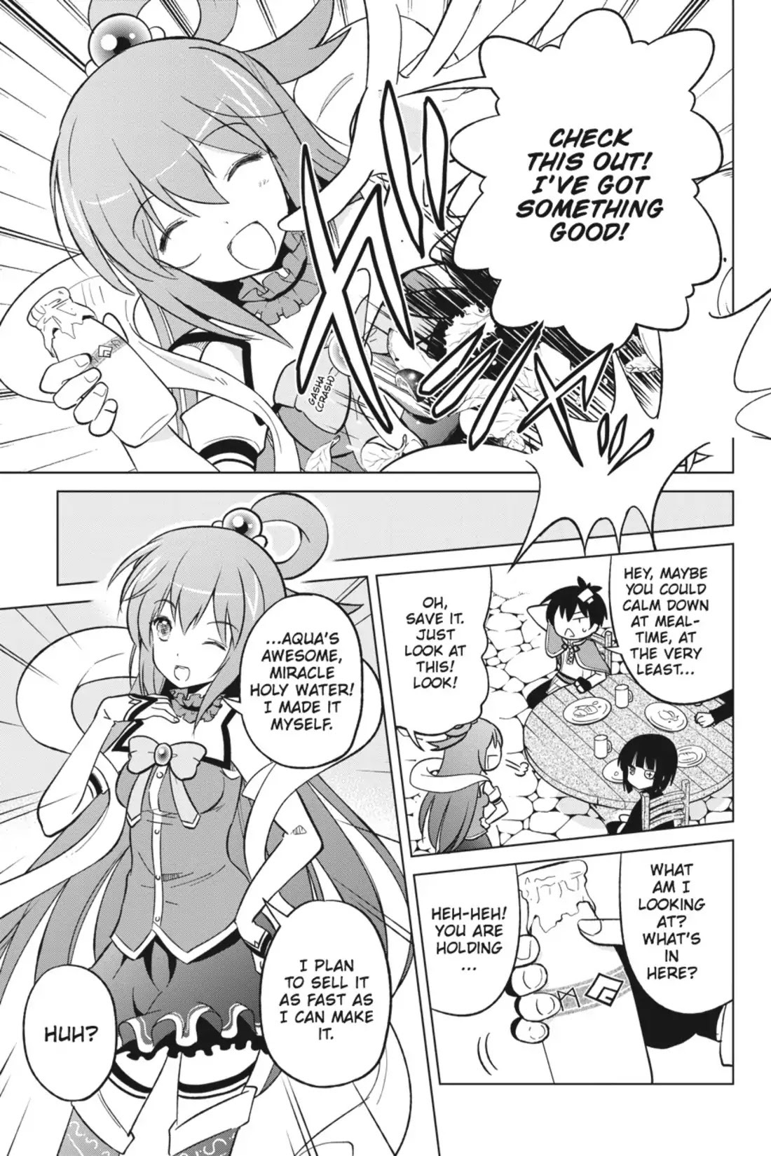 Kono Subarashii Sekai ni Shukufuku o! Chapter 5 page 3 - Chapter 5: May There be Salvation for This Miserable Goddess!