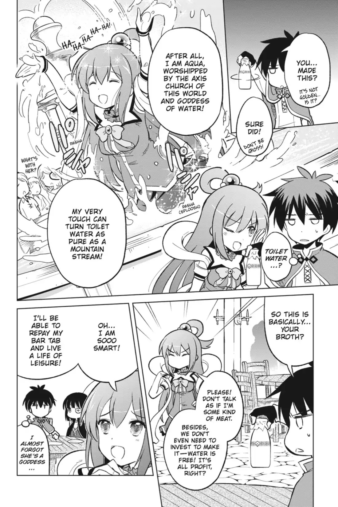 Kono Subarashii Sekai ni Shukufuku o! Chapter 5 page 4 - Chapter 5: May There be Salvation for This Miserable Goddess!