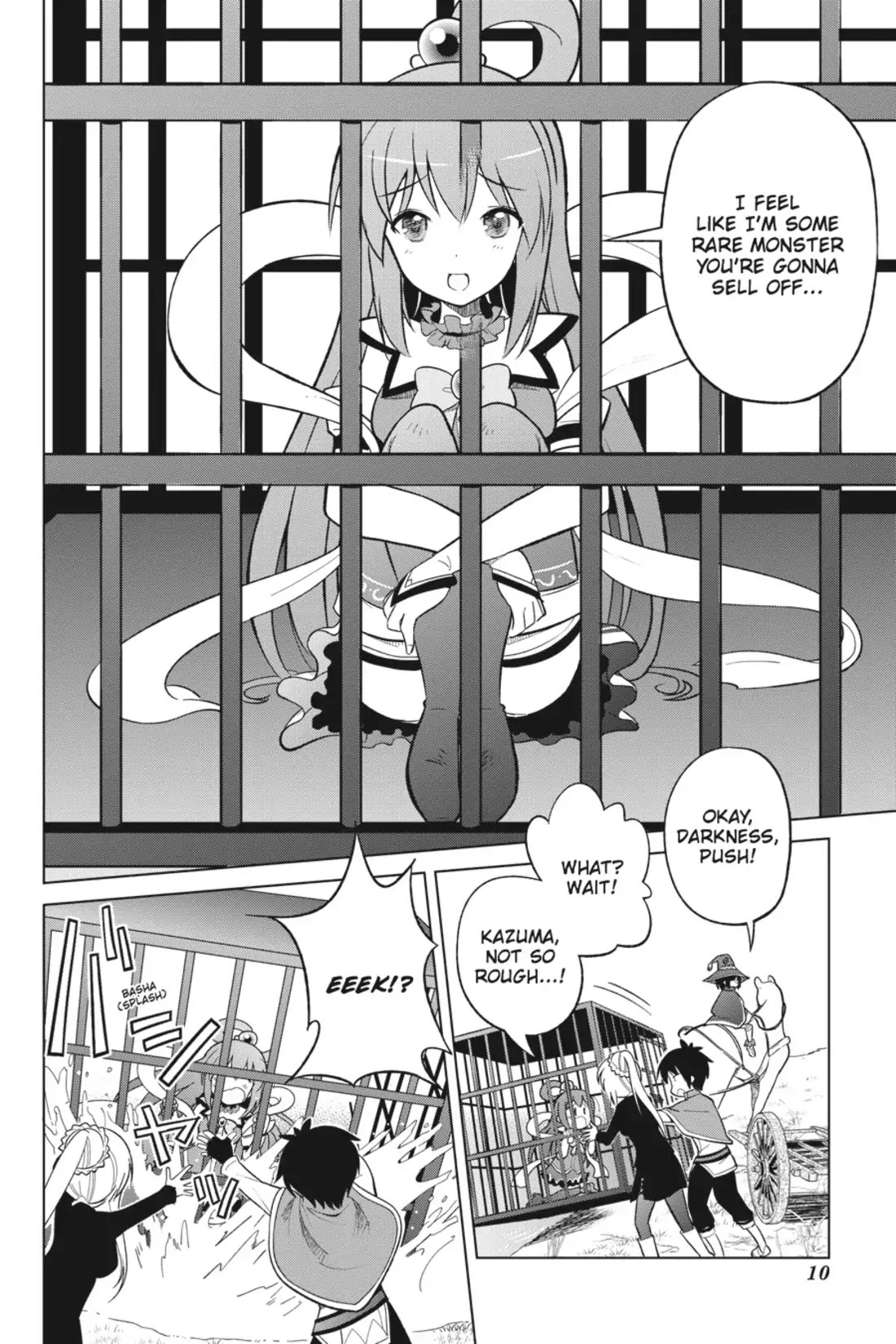Kono Subarashii Sekai ni Shukufuku o! Chapter 6 page 11 - Chapter 6: May the Self-Proclaimed Goddess Make Holy Water of This Lake!