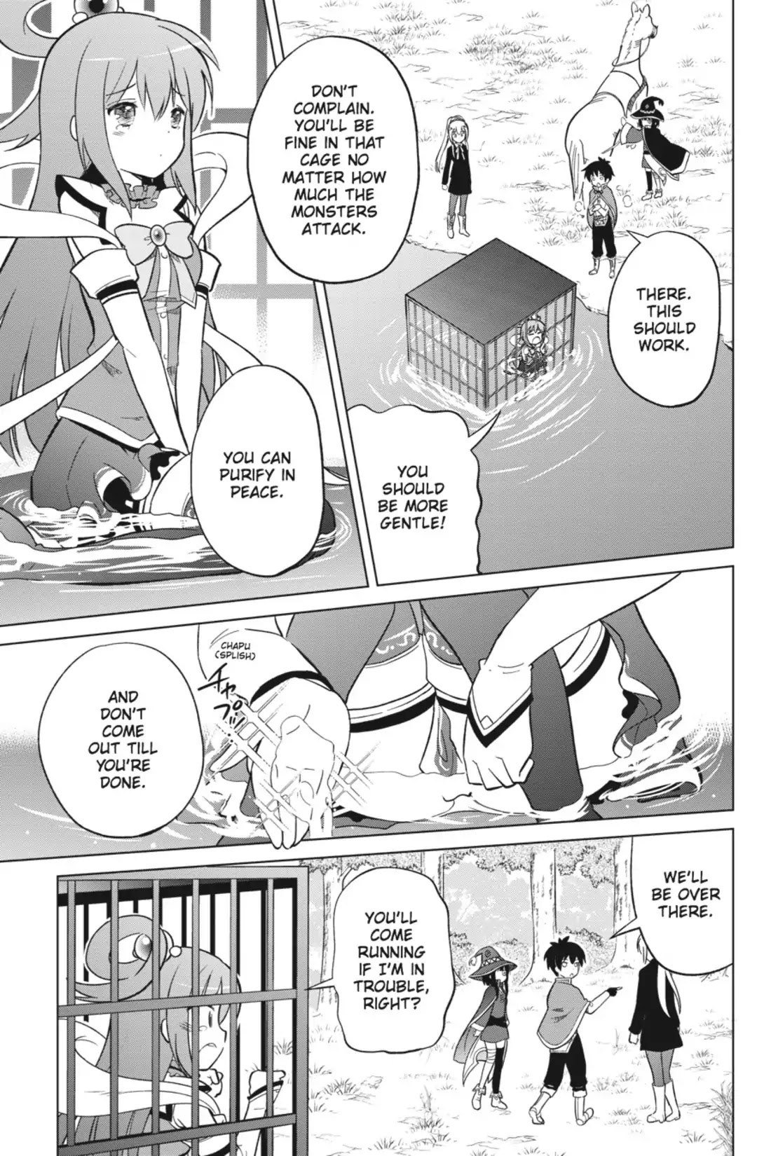 Kono Subarashii Sekai ni Shukufuku o! Chapter 6 page 12 - Chapter 6: May the Self-Proclaimed Goddess Make Holy Water of This Lake!