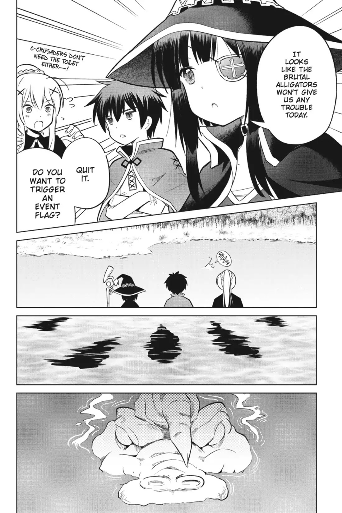 Kono Subarashii Sekai ni Shukufuku o! Chapter 6 page 15 - Chapter 6: May the Self-Proclaimed Goddess Make Holy Water of This Lake!