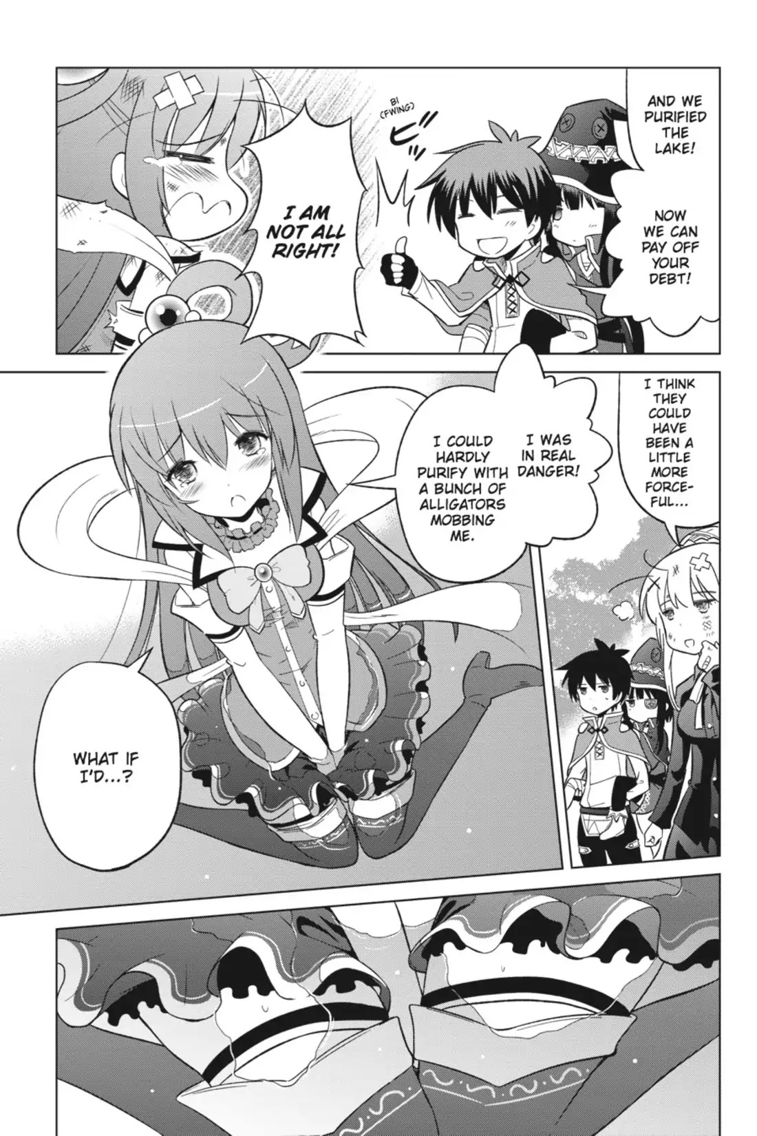 Kono Subarashii Sekai ni Shukufuku o! Chapter 6 page 28 - Chapter 6: May the Self-Proclaimed Goddess Make Holy Water of This Lake!