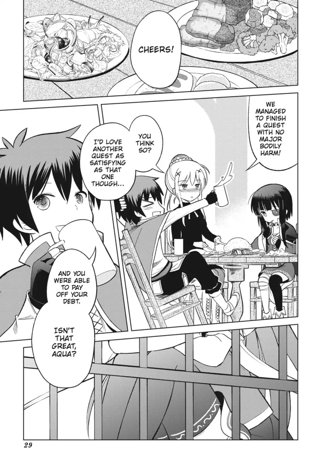 Kono Subarashii Sekai ni Shukufuku o! Chapter 6 page 30 - Chapter 6: May the Self-Proclaimed Goddess Make Holy Water of This Lake!