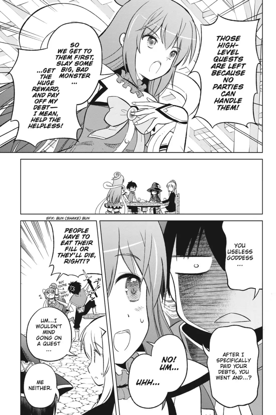 Kono Subarashii Sekai ni Shukufuku o! Chapter 6 page 6 - Chapter 6: May the Self-Proclaimed Goddess Make Holy Water of This Lake!