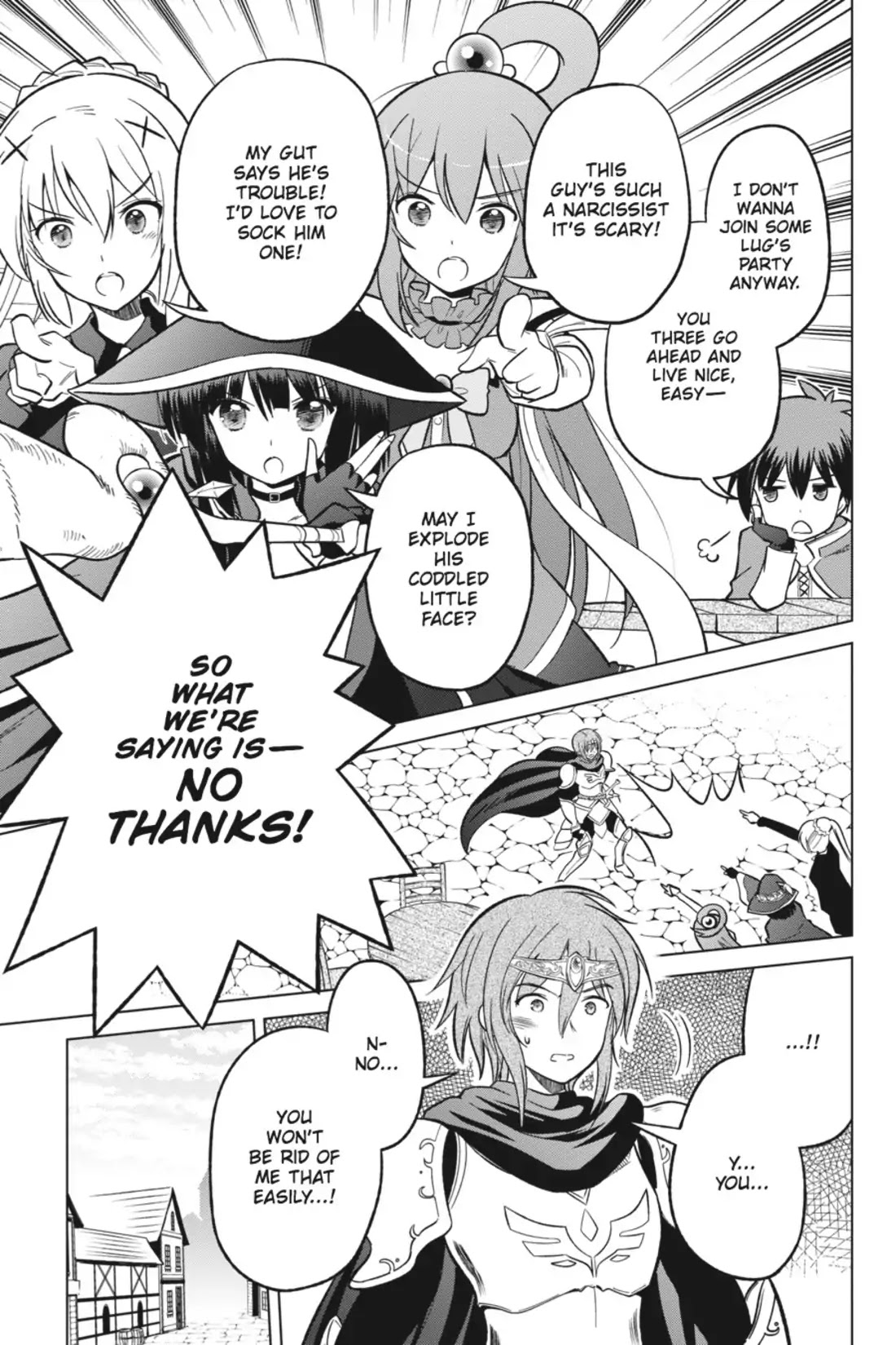 Kono Subarashii Sekai ni Shukufuku o! Chapter 8 page 13 - Chapter 8: May I Get a Restraining Order Against This Arrogant Adventurer!