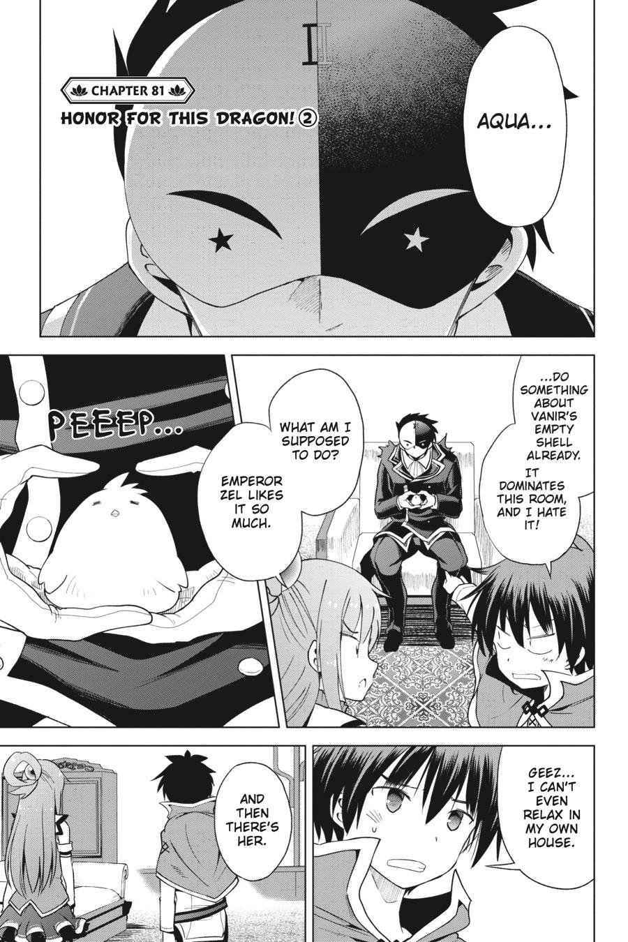Kono Subarashii Sekai ni Shukufuku o! Chapter 81 page 1 - Chapter 81